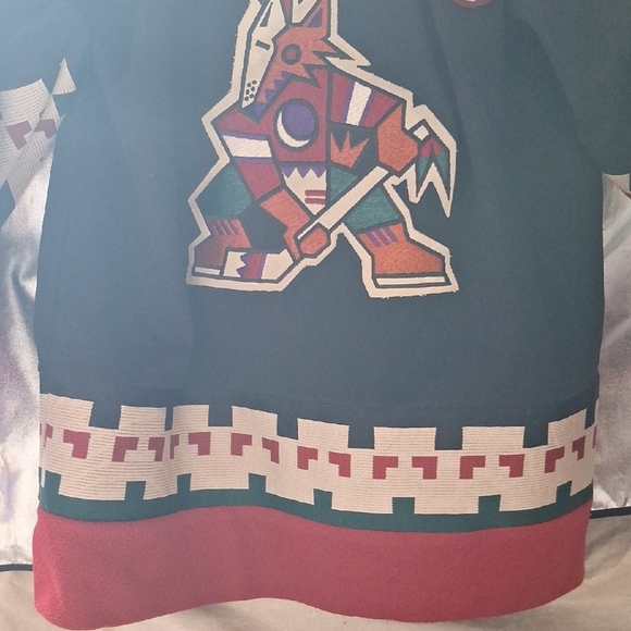 Boys XL CCM Black and Burgundy Hockey Jersey - Picture 9 of 15